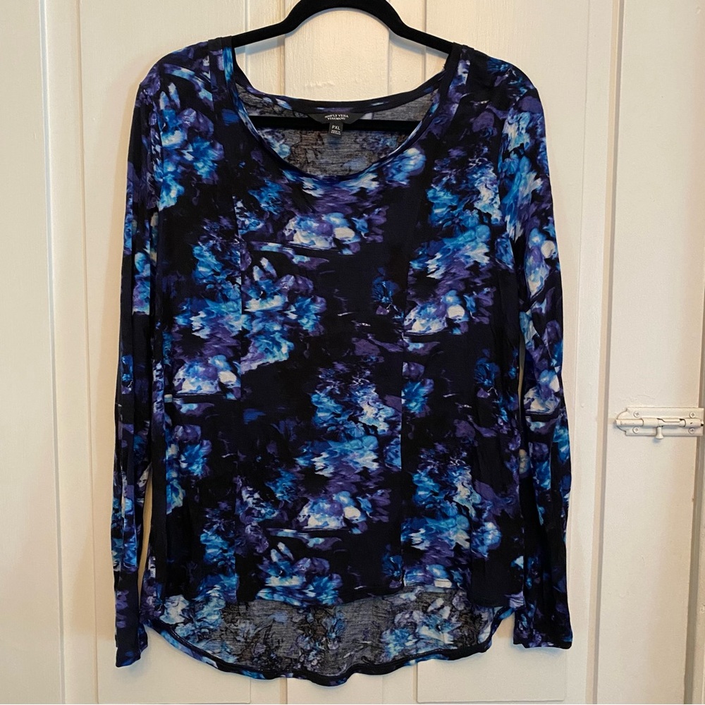 ✨simply vera vera wang multicolor pattern top✨